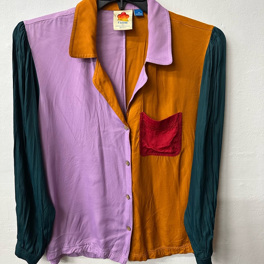 FARM Rio Multicolor Button-Down Shirt